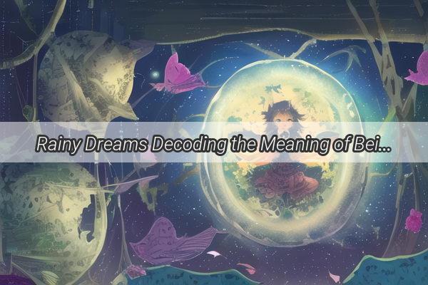 Rainy Dreams Decoding the Meaning of Being Drenched in Dreams  A Journey with Zhougongs Dream Interpretation